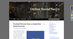 Desktop Screenshot of onlinesocialsavvy.com